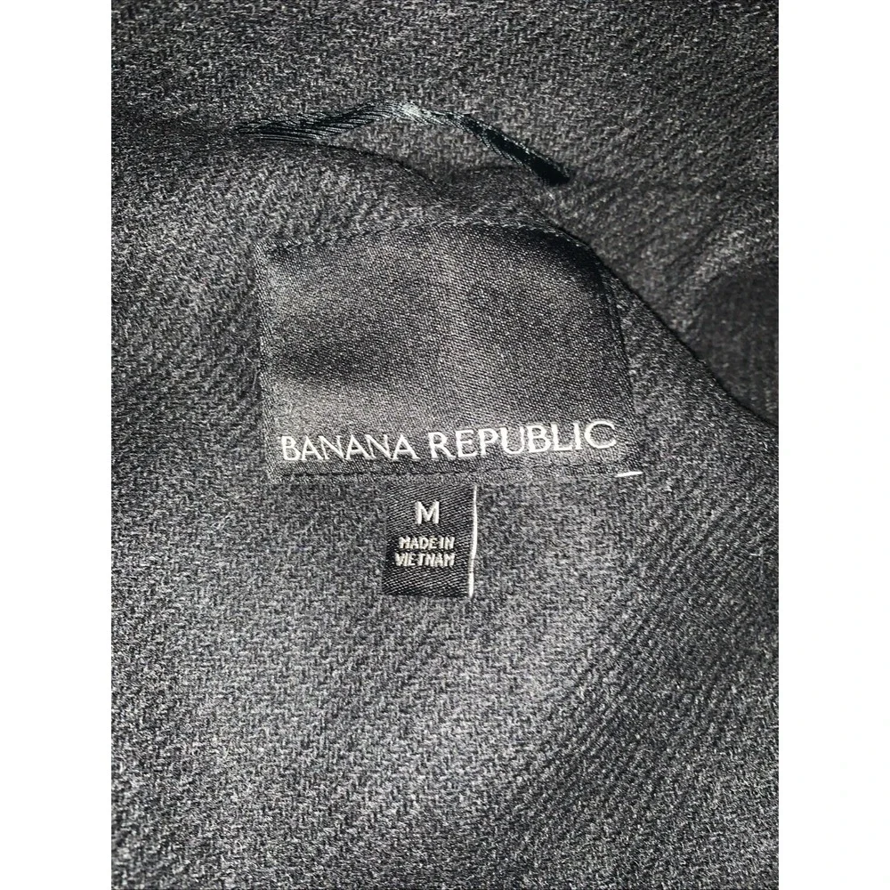 Banana Republic Mario Belluci Hunter Duffle Men's Medium Coat Dark Academia Wool